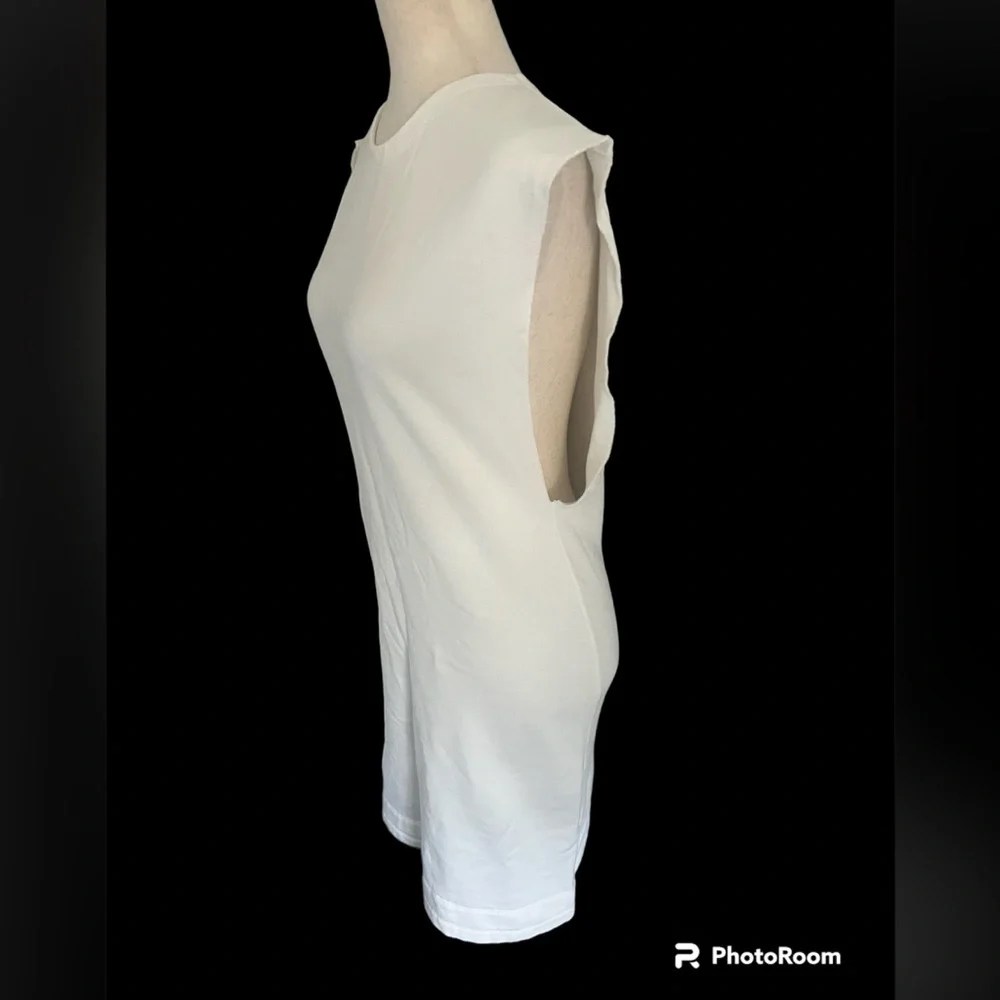Free People White Britt‎ Cut out cotton cloth casual dress size medium